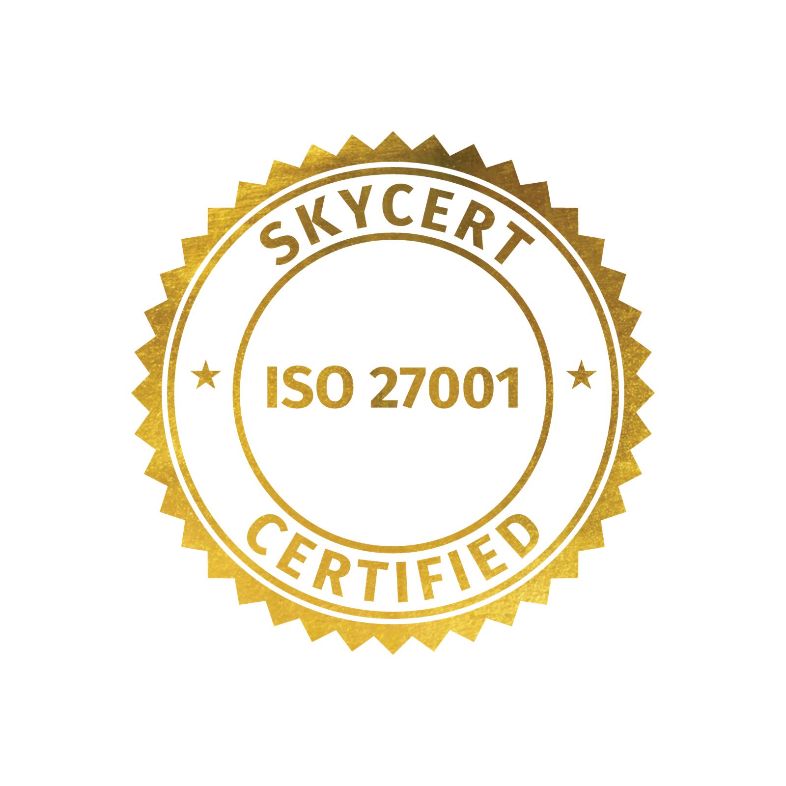 Certificat ISO 27001